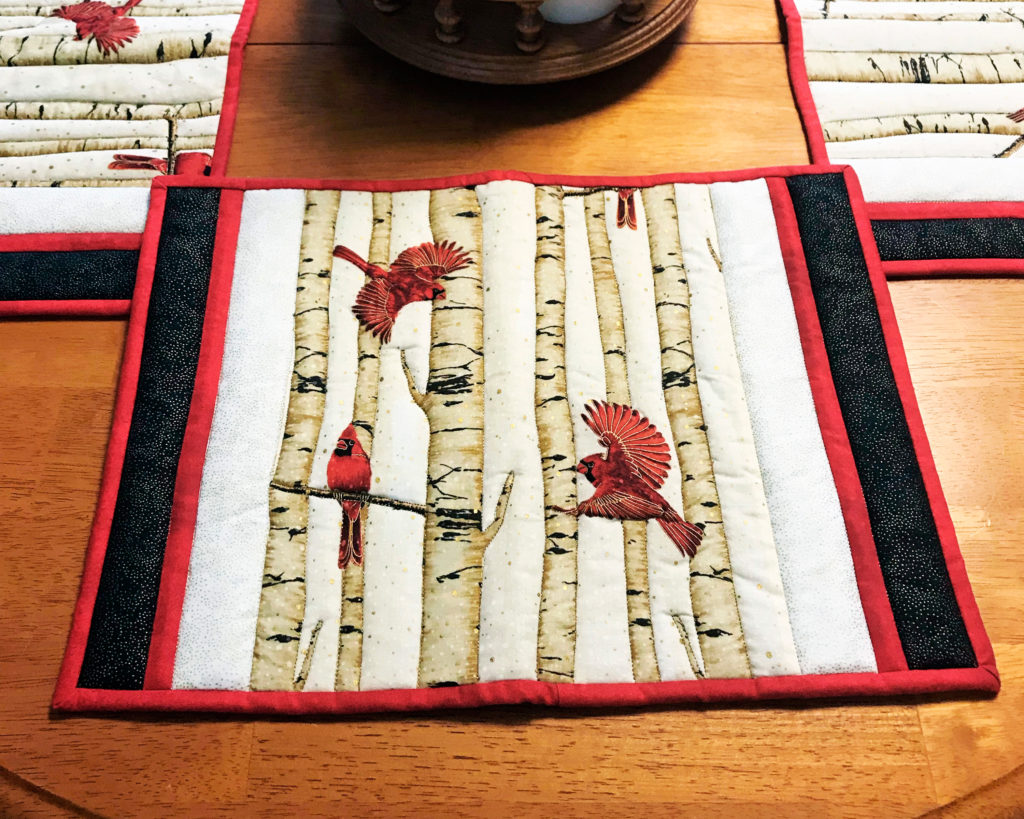 Deluxe Woodland Bird Placemats, Set of 6